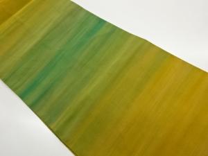 鼓抽象霞模様織出し名古屋帯